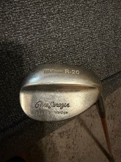 Wilson R-20 Gene Sarazen Special Sand Wedge RH Brown Steel Shaft 35 in