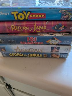 VHS Disney tapes