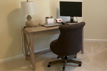 Matching Farmhouse Desk & Bookshelf