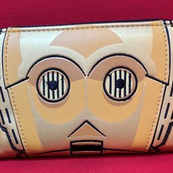 Loungefly Star Wars C-3PO Wallet 2022 Galactic Convention Exclusive Celebration