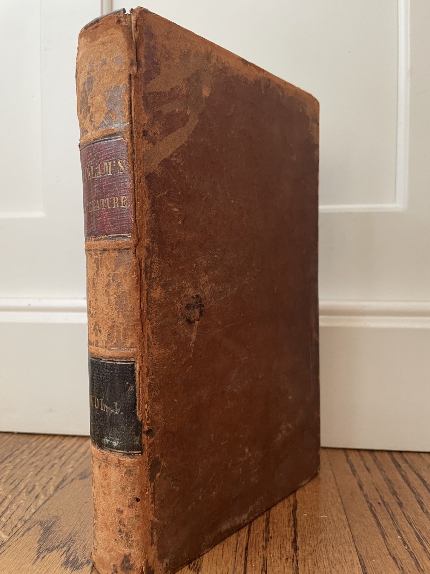 Introduction To The Literature Of Europe Vol 1 Henry Hallam 1843- VERY RARE. The book shows expected signs of wear given it is over 180 years old. Thi