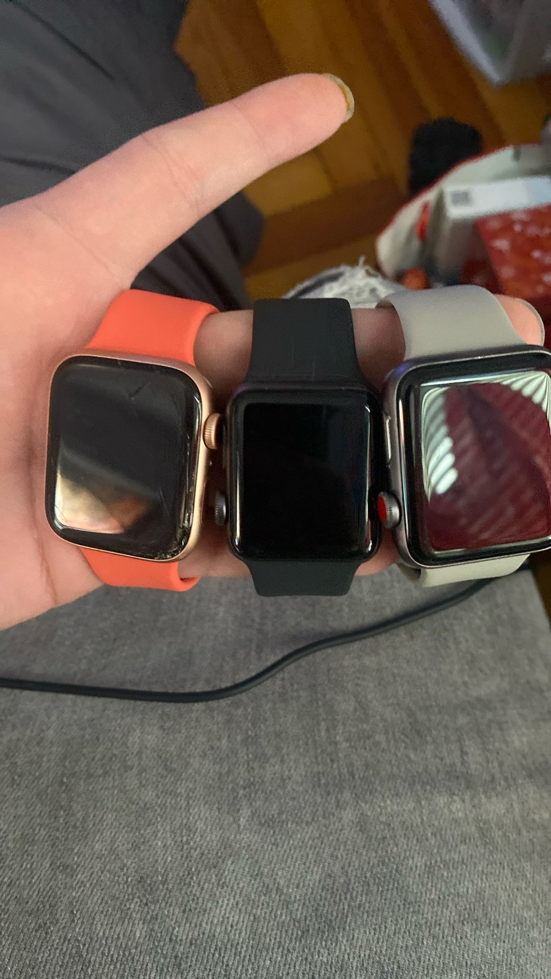 3 LOCKED Apple Watches + Extra Straps And Case