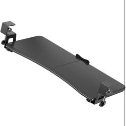 All New 25.6x11.8inches Under Desk Slide Out Keyboard Tray Pull Out Play