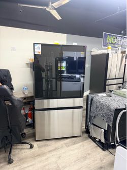 🔥SAMSUNG BESPOKE AI VISION INSIDE FAMILY HUB REFRIGERATOR WITH BEVERAGE CENTER AND ICE MAKER🔥 Extra Large Screen