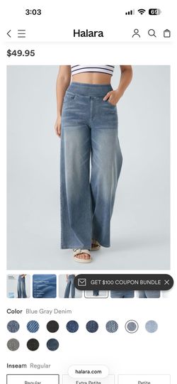 Halara wide leg jeans!