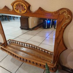 Espejo Grande Con Repisa Para Decorarla A Su Gusto