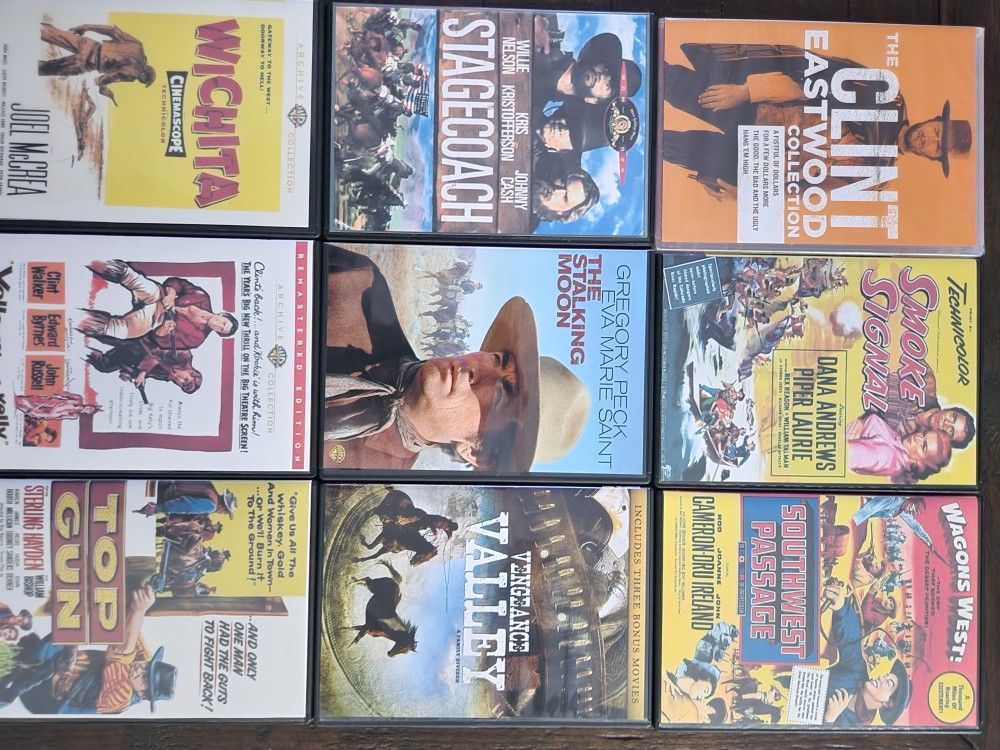 DVD Movies - 54 Classic 1940's, 50's, and 60's Westerns