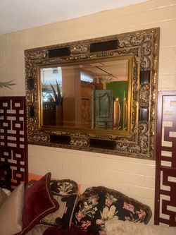 Beautiful ornate mirror