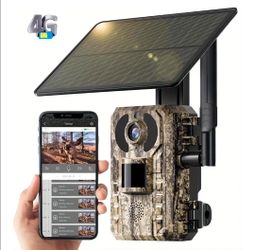 CAMARA DE RASTREO 4G LTE CON PANEL SOLAR/4G LTE SOLAR TRAIL CAMERA