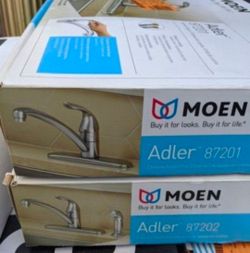 New MOEN Chrome Kitchen Faucet With Side Sprayer I have other styles available. $40 Ea. Look at My Profile
