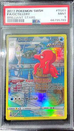 Full Art Octillery Pokemon 2022 PSA 9