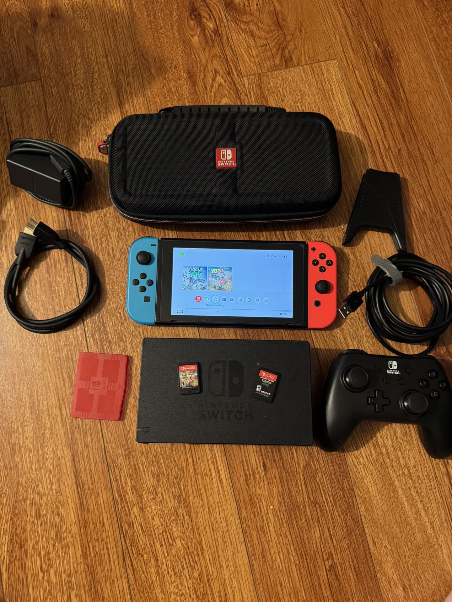 Nintendo Switch w/ Extras And Games 