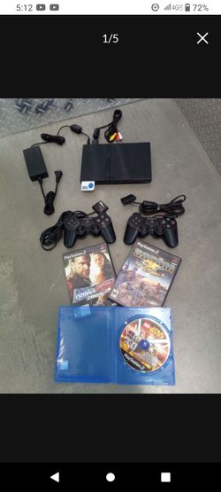 PlayStation 2 Slim with Games Included