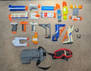 Nerf Attachments and Magazines