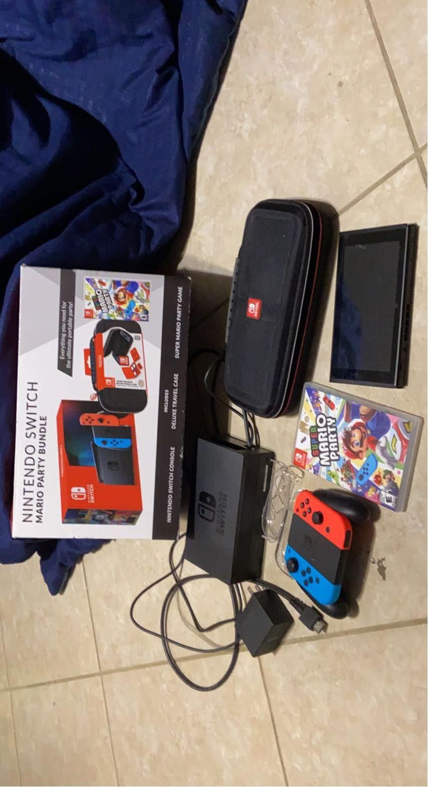 Nintendo Switch Mario Party Bundle  Barely Used