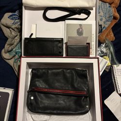 Hammitt Large Elegant Black Leather with Accents VIP Collection  