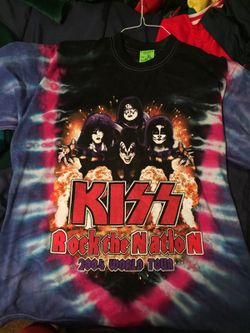 2004 kiss world tour XL t shirt