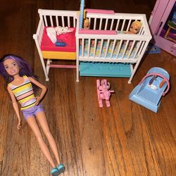 Skipper babysitter set with babies
