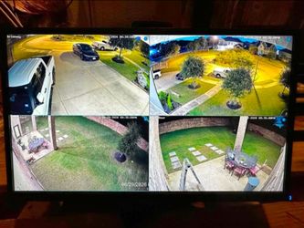 4 SECURITY CAMERAS CAMARAS DE SEGURIDAD💯Installed💯