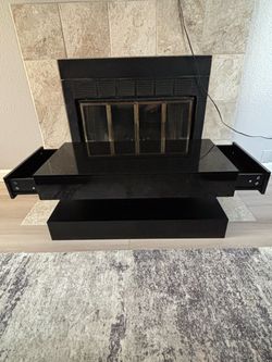 Black LED Coffee Table