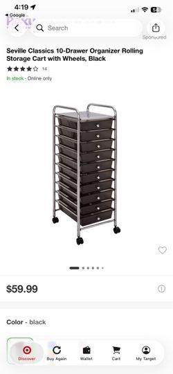 New 10 drawer cart