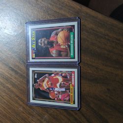 DOMINIQUE WILKINS BASKETBALL CARDS.