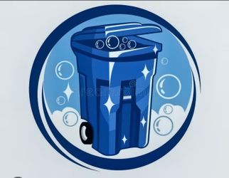 Trash can cleaning