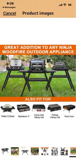 – NEW Adjustable Grill & Griddle Stand – Ninja, Blackstone, Weber & More