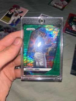 Luisangel Acuna 2025 Prizm Green Pulsar Prizm /25 Rookie Gem