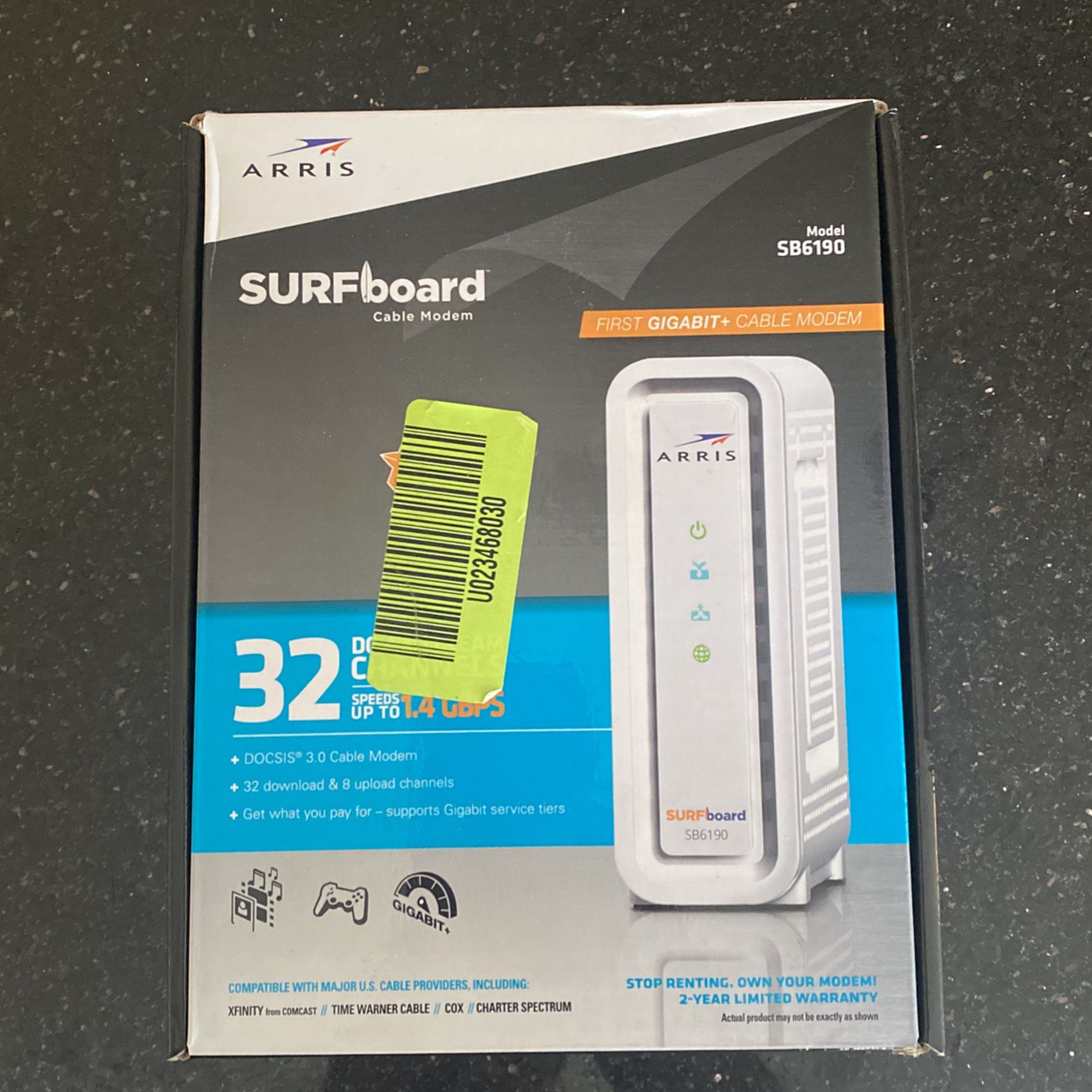Surfboard Cable Modem Xfinity, Comcast, TWC, Cox