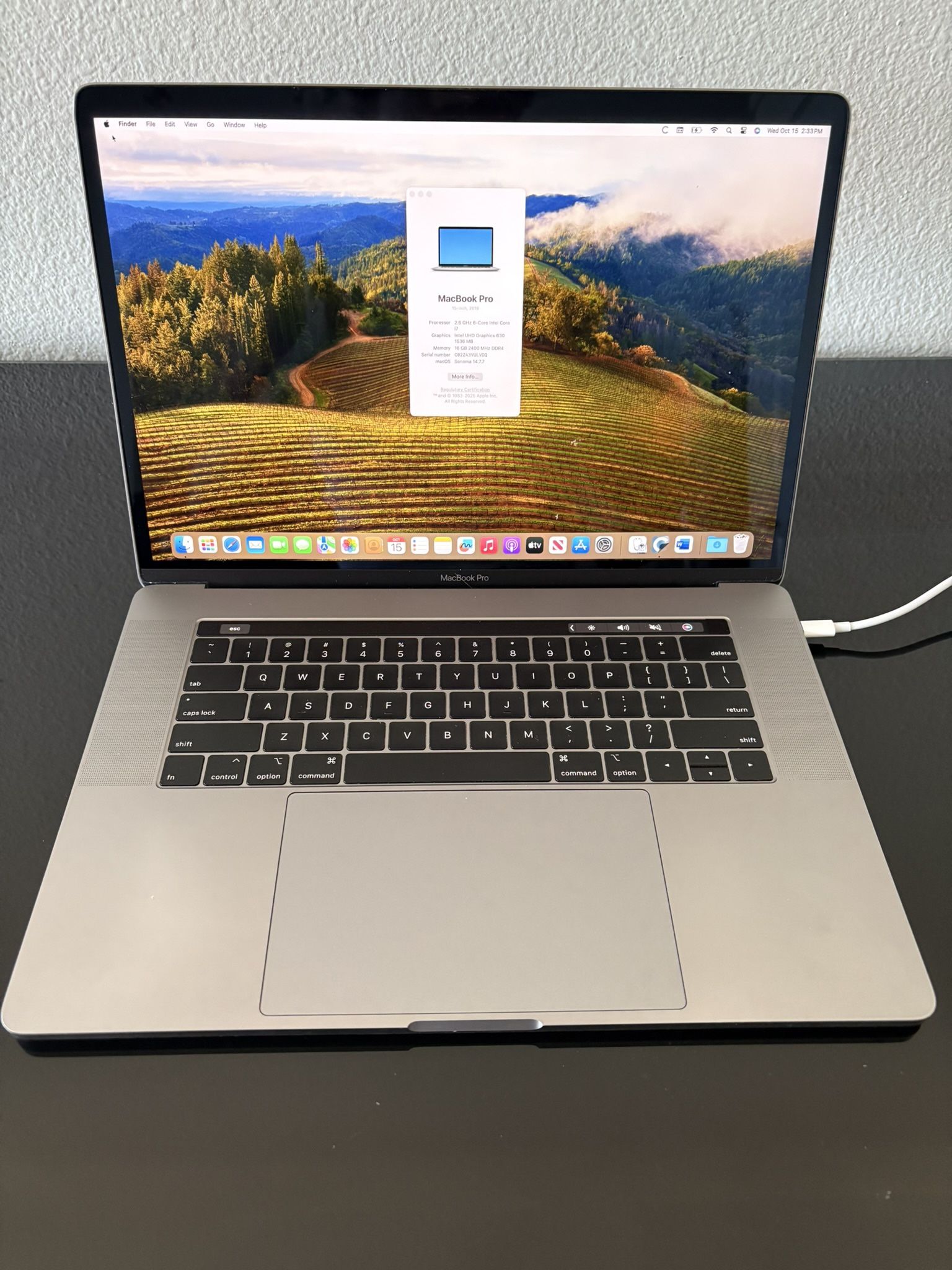 2018 15” MacBook Pro (32GB RAM / i7) 💻 with over $1000 in Preinstalled Software: Logic Pro X, Adobe Premiere, Final Cut Pro & More!