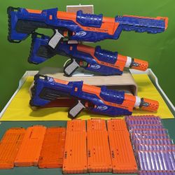 Nerf Delta Trooper Blaster Bundle – Fully Loaded with Magazines and Darts! 