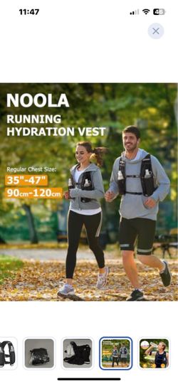 “New”Lightweight running hydration vest (unisex men,women)w/soft flask