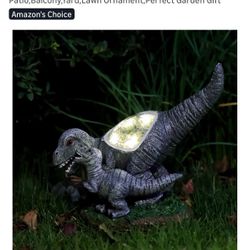 Solar Dinosaur Outdoor Decor.