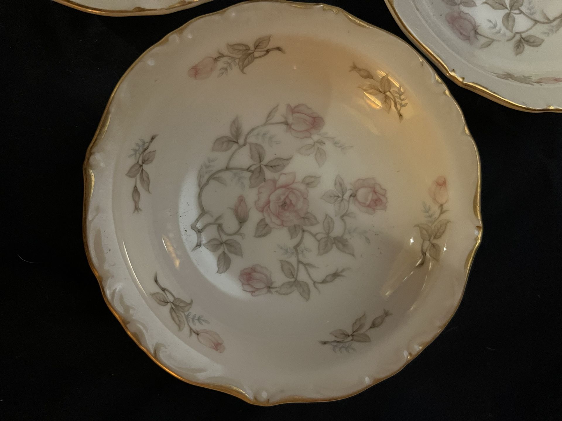 Set Of 5 Vintage Flora Salad Bowls By Normandy In Japan , 