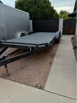 2024 Flat Bed Duck Tail 20’ With Ramps VAR Trailers 7K-CHSF20 Car Hauler