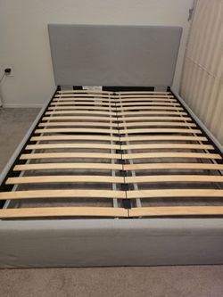 IKEA Full Upholstered Bed Frame