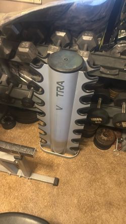 Vertical Dumbbell Rack. Holds 8 Pairs 
