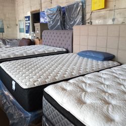 Brand New With Warranty Queen Pillow Top Mattresses