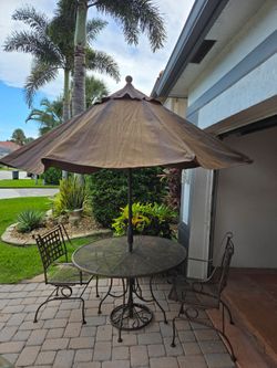 Patio set / Forged Iron