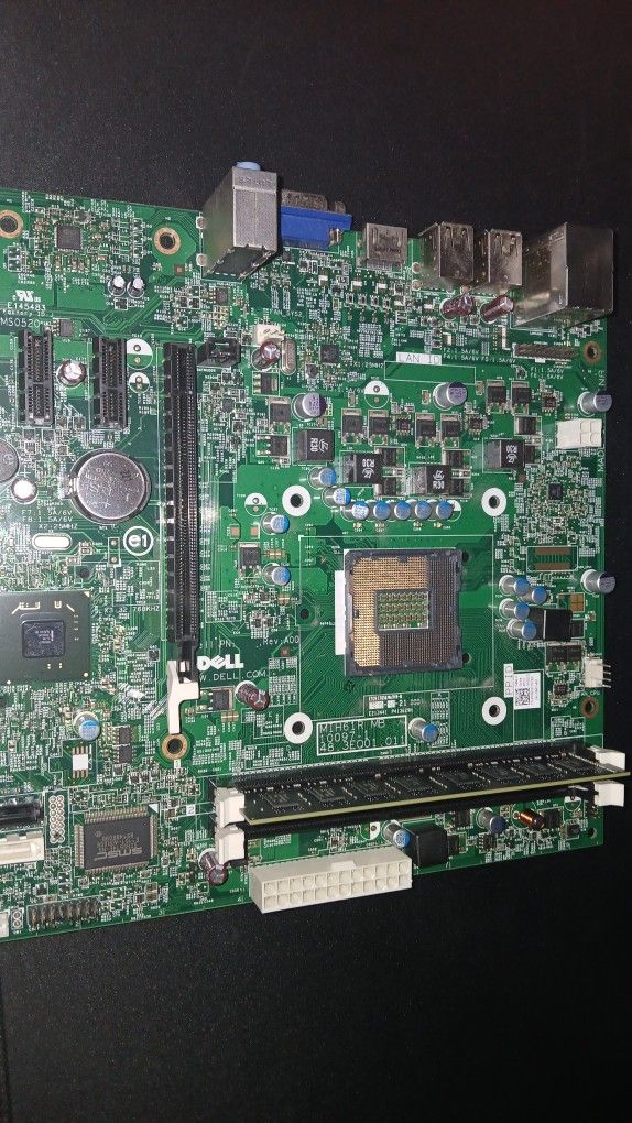 Dell Optiplex 390 Motherboard W IO Shield(Bent Pins) 8gb DDR3 1600mhz Ram Included