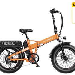 New Heybike Mars 2.0 1000w Motor Pumpkin Orange