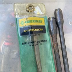 I  got 3 Extensions Greenlee see more below all for $100.00 CASH ONLY PICK UP ONLY ALL SALES FINAL