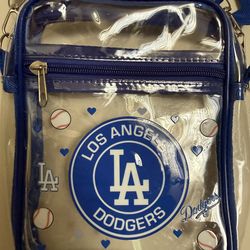 Dodgers -  Blue - Clear Transparent Crossbody Bag