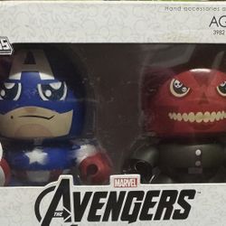 Marvel The Avengers Captain America and Red Skull mini muggs by Hasbro (2011)