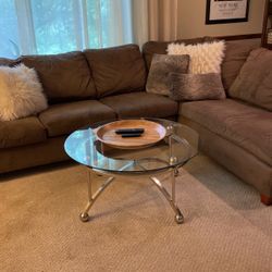 IKEA Glass Top Coffee Table