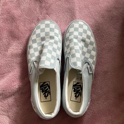 Checkerboard Classic Slip On Vans 