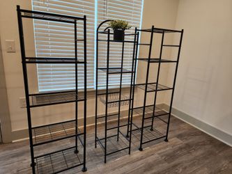 Metal shelves set of Three
