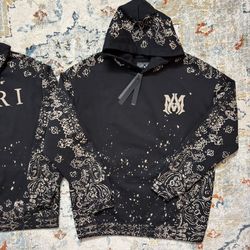 Amiri Bandanna Hoodie size M/L/XL