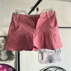 Pink Mini Skirt